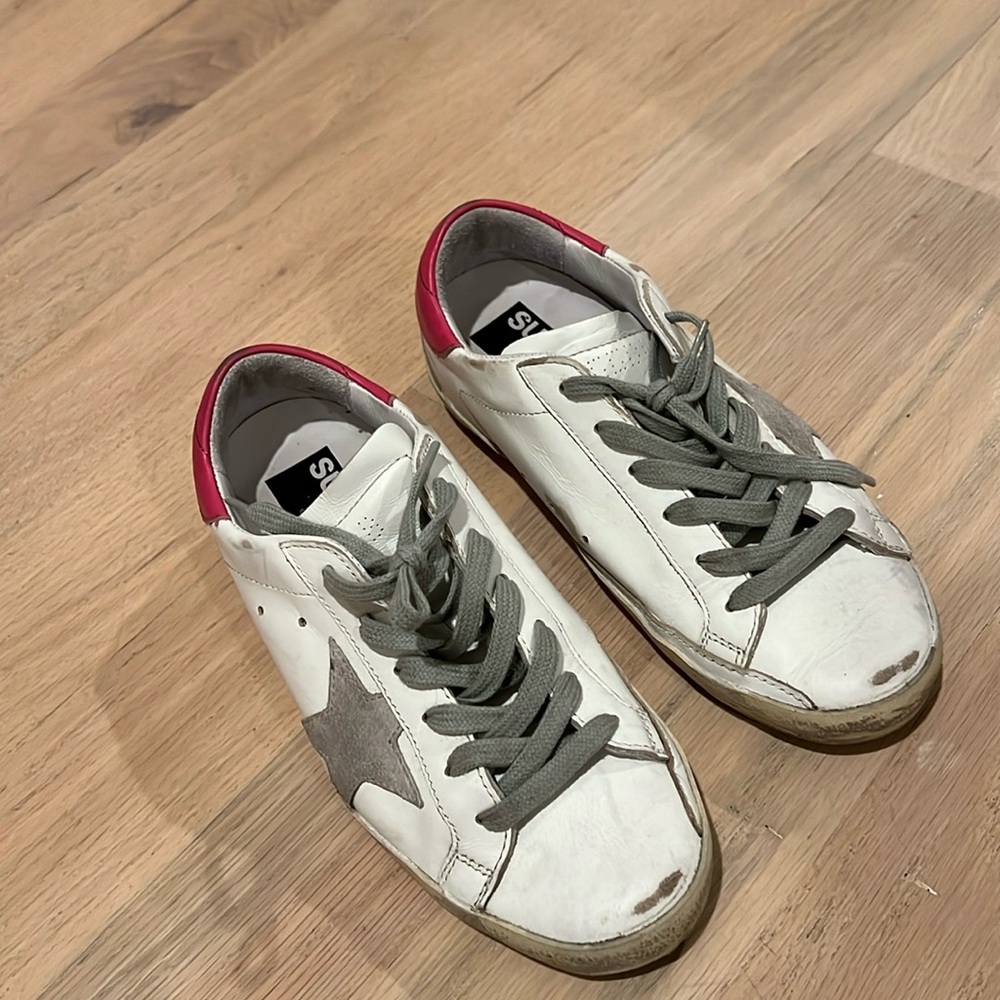 Golden Goose Super Star Lace-Up Sneakers